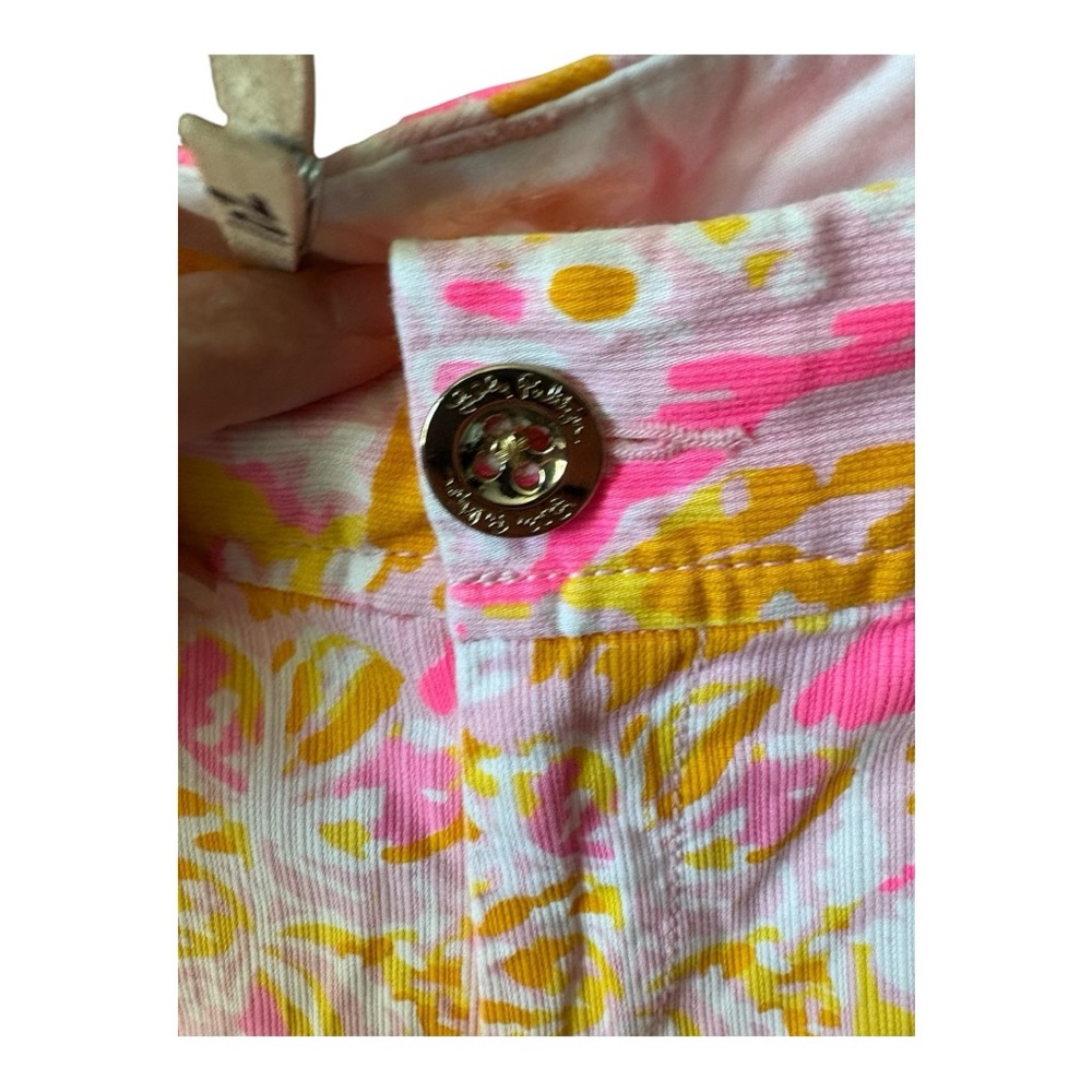 Lilly Pulitzer Callahan Shorts Size 8 Kit Royal Pink Ooh La La Print Floral - Picture 4 of 10